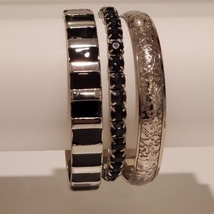 Metal Bracelets Set of 3